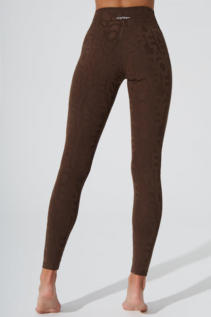 Déese Fleur Legging 3D - Chocolate - Olaben - Womens Leggings