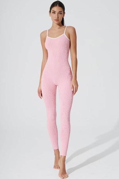 Coeur Del Jumpsuit 3D - Powder Pink - Olaben - Womens Jumpsuit