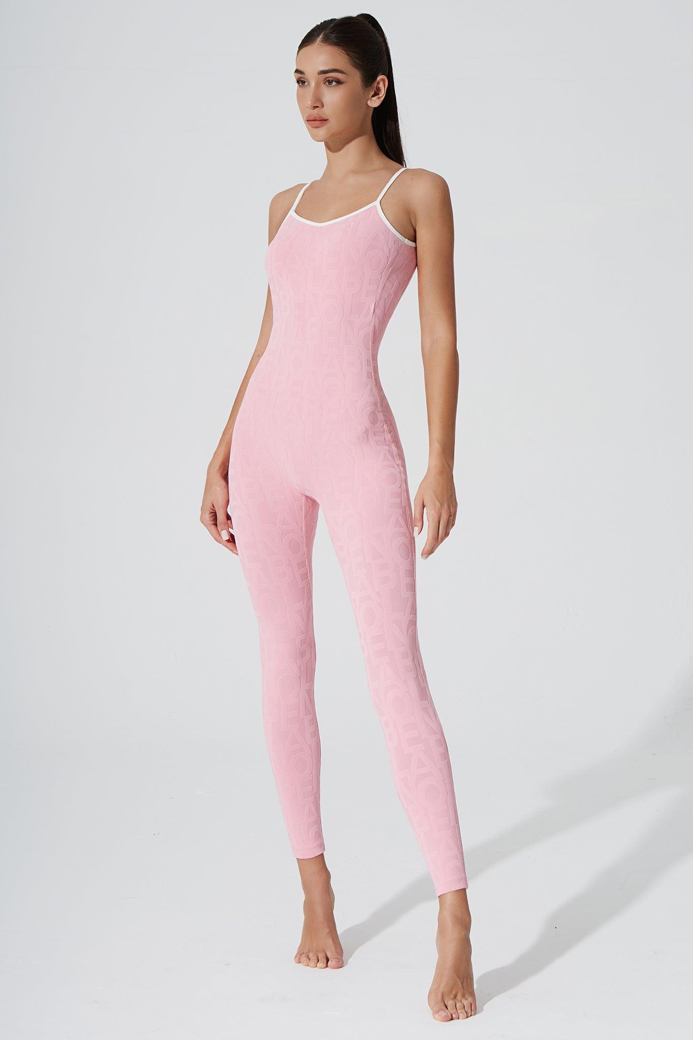 Coeur Del Jumpsuit 3D - Powder Pink - Olaben - Womens Jumpsuit