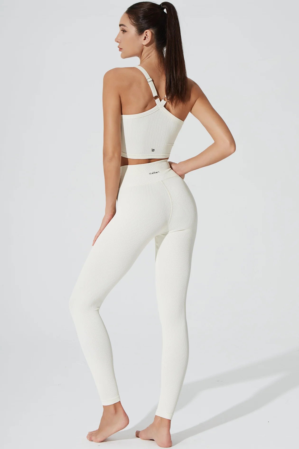 Edna Top & Querida High Waist R Legging - Cream