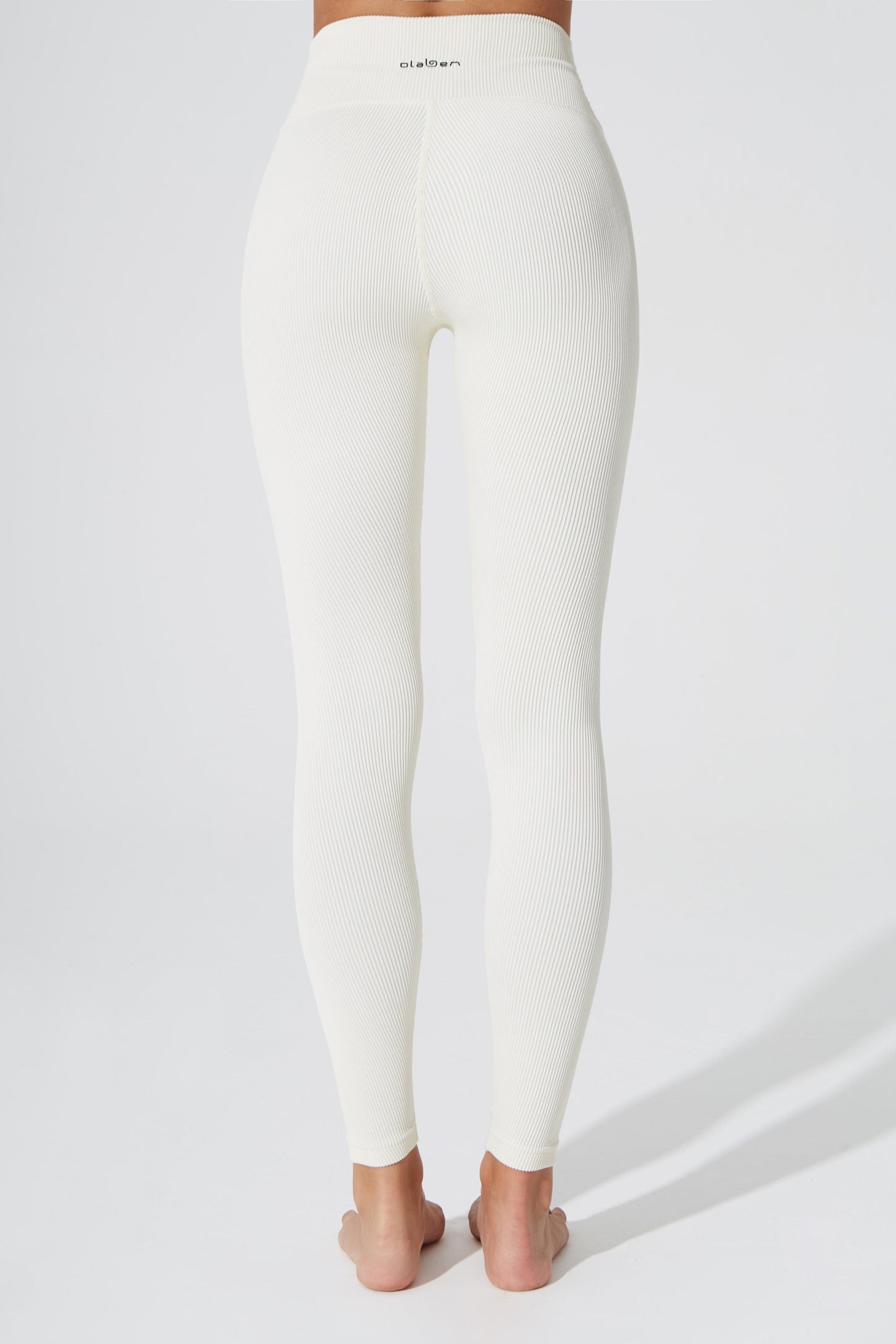 Querida High Waist R Legging - Cream - Olaben - Womens Leggings