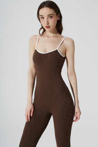 Coeur Del Jumpsuit 3D - Chocolate - Olaben - Womens Jumpsuit