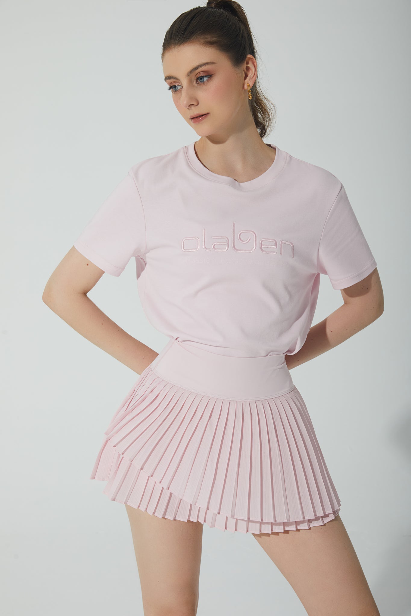 Relaxed Fit Logo T Shirt - Blush