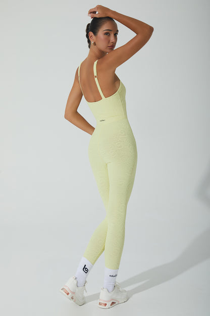 Mimosa 3D Jumpsuit - Yellow Pearl