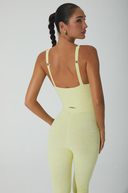 Mimosa 3D Jumpsuit - Yellow Pearl