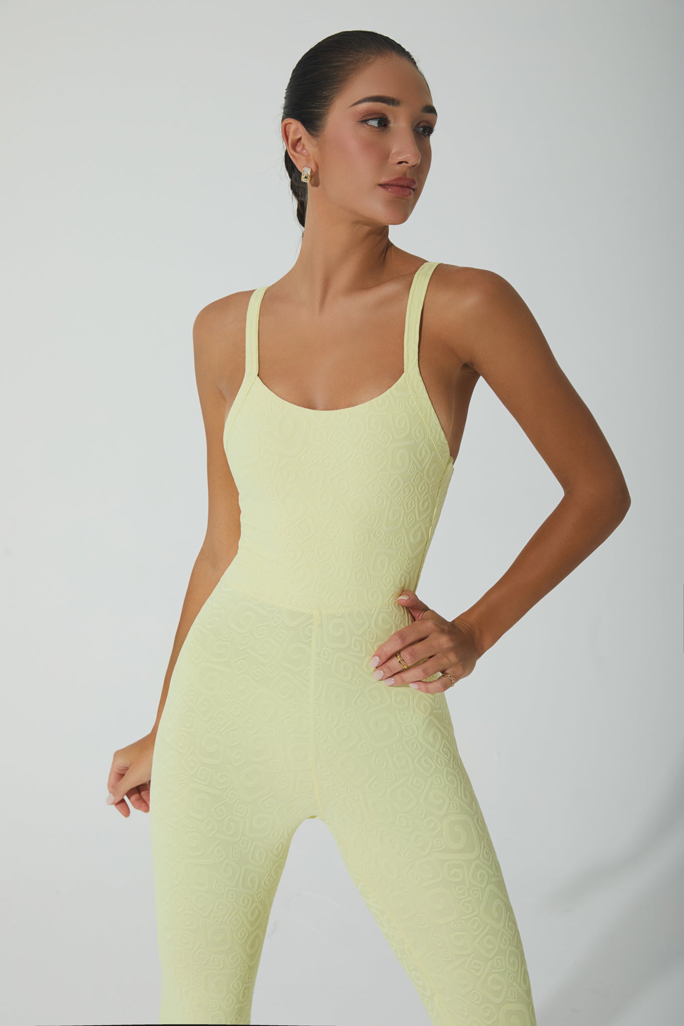 Mimosa 3D Jumpsuit - Yellow Pearl