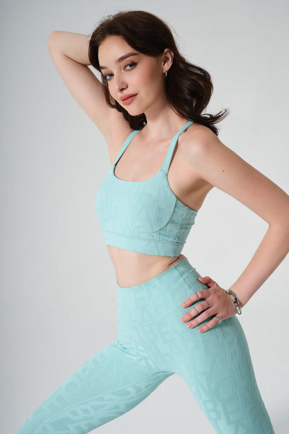 Classic Riley 3D Bra - Aqua Green