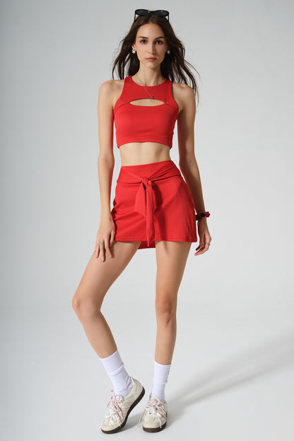 Damaris Skirt - Savvy Red