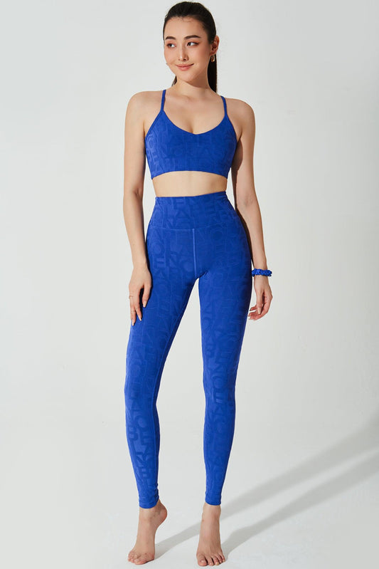 Déese Fleur Legging 3D - Royal Blue - Olaben - Womens Leggings