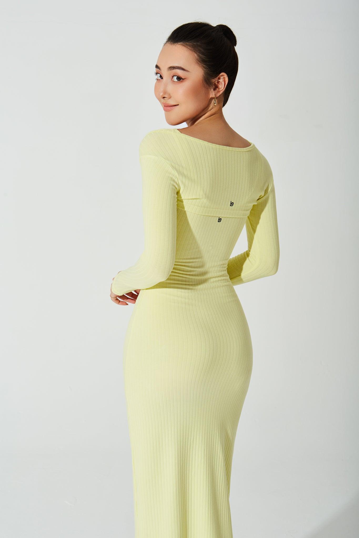 Classic Bolero Crop - Lemon - Olaben - Womens Long Sleeve