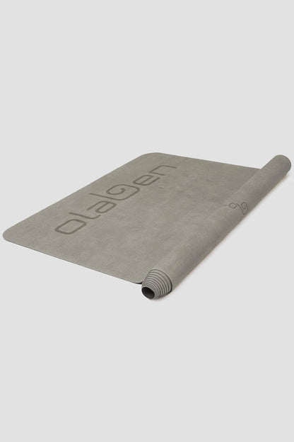 Suede Foldable Travel Yoga Mat - Grey - Olaben - Yoga Mats