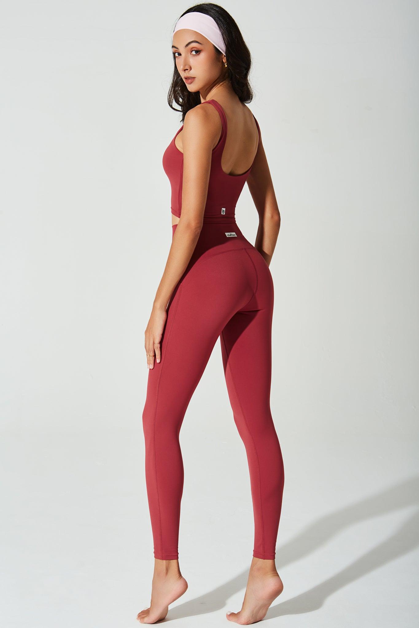 Hana Legging - Winery - Olaben - Womens Leggings