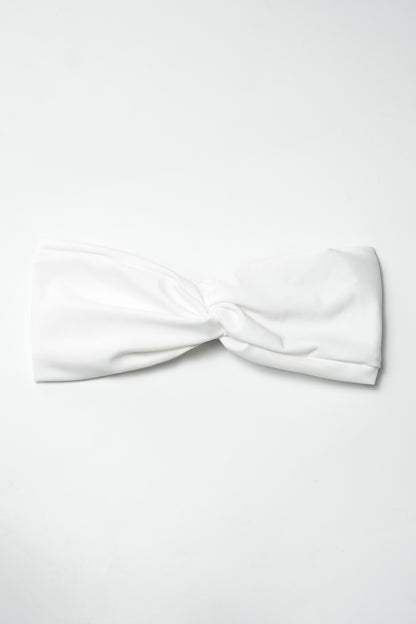 Twist Knot Headband - White