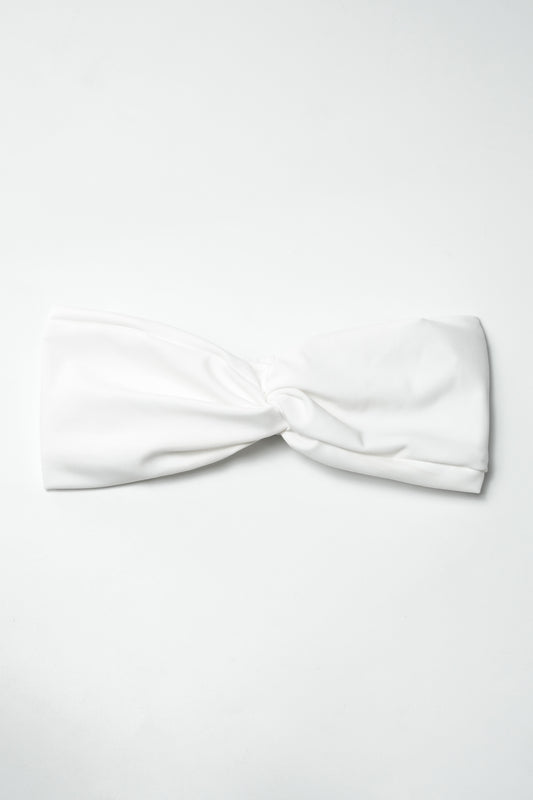 Twist Knot Headband - White