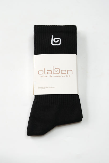 Comfort Crew Socks - Black