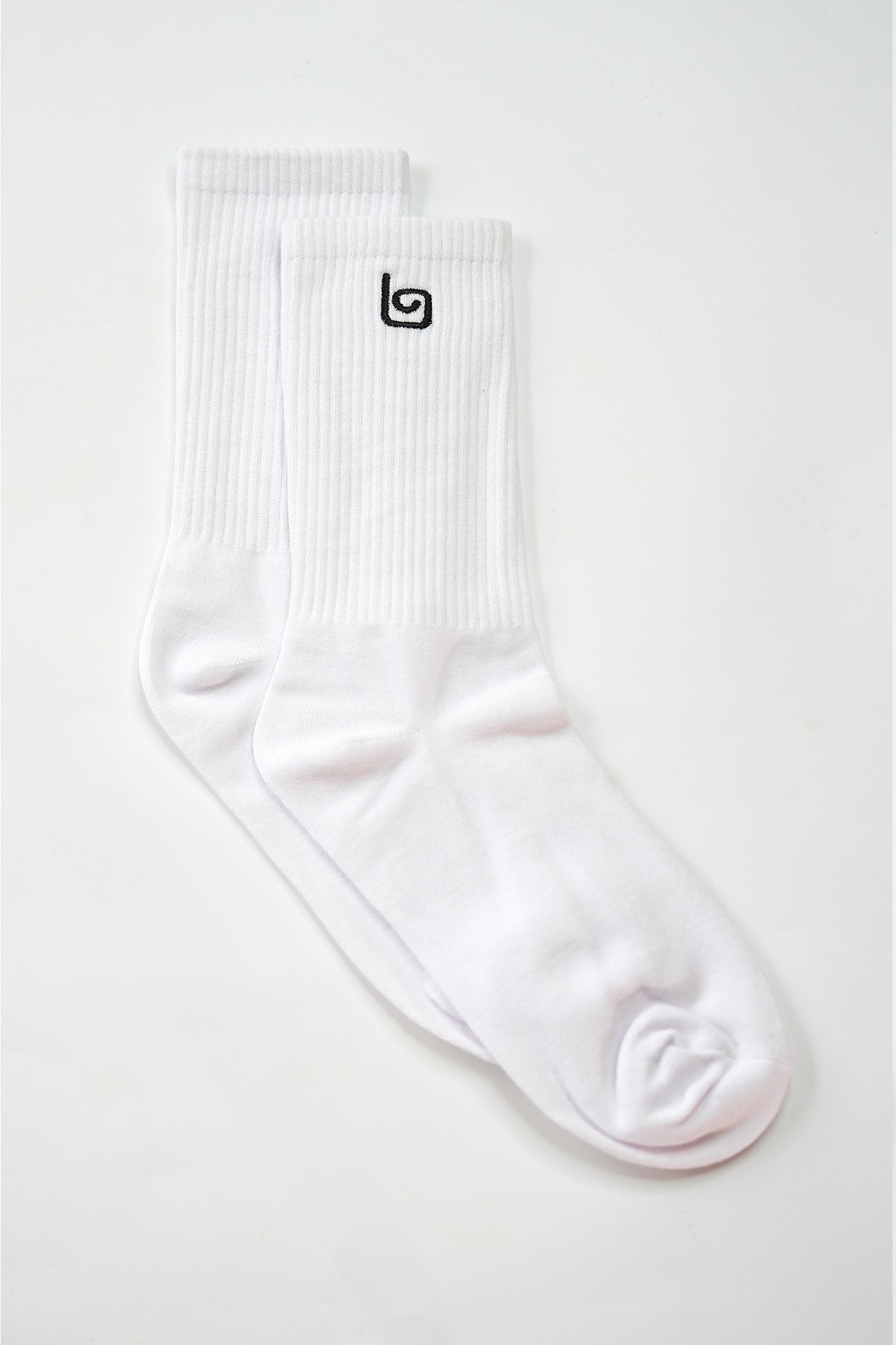 Comfort Crew Socks - White