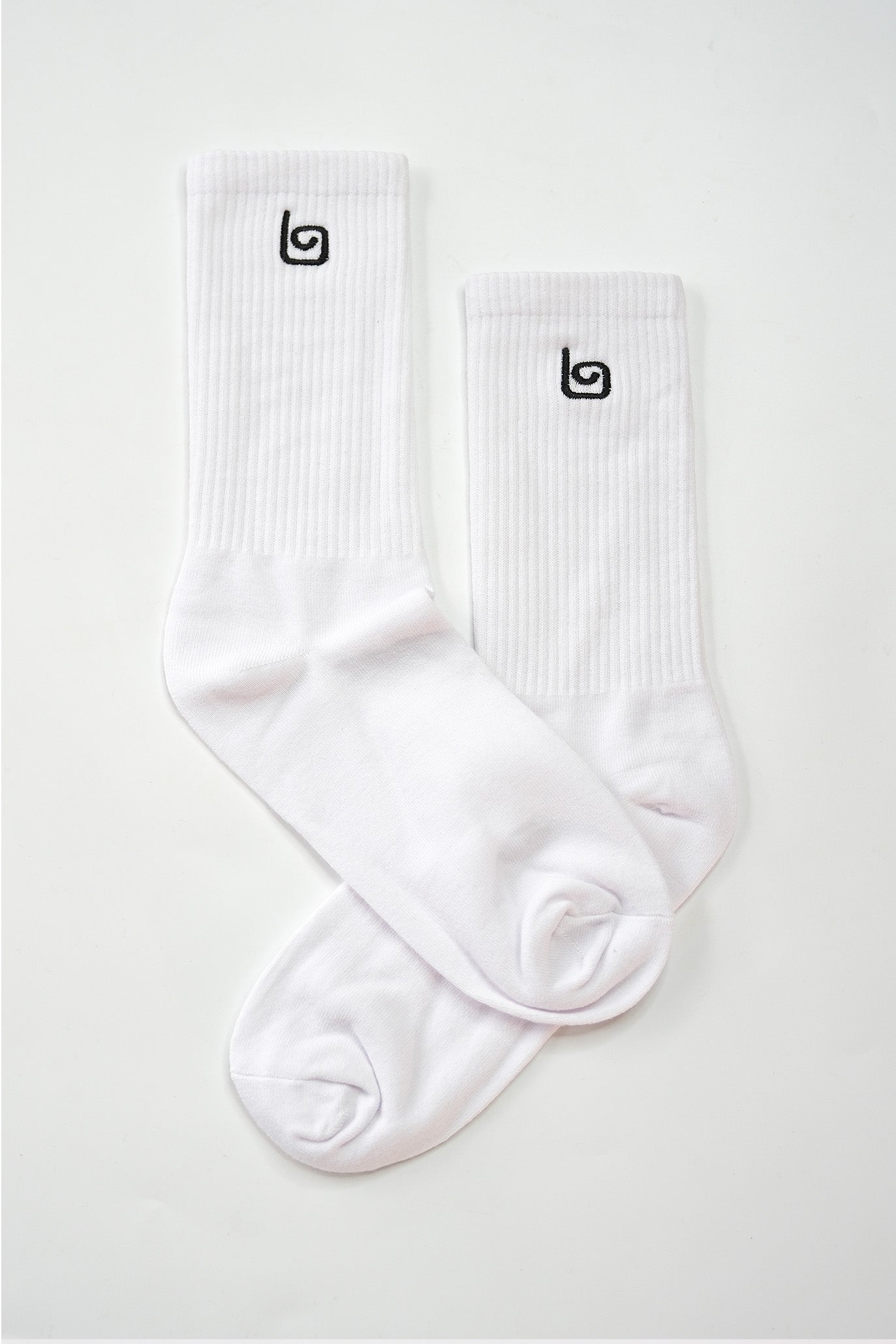 Comfort Crew Socks - White