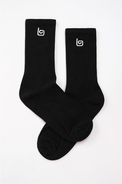 Comfort Crew Socks - Black