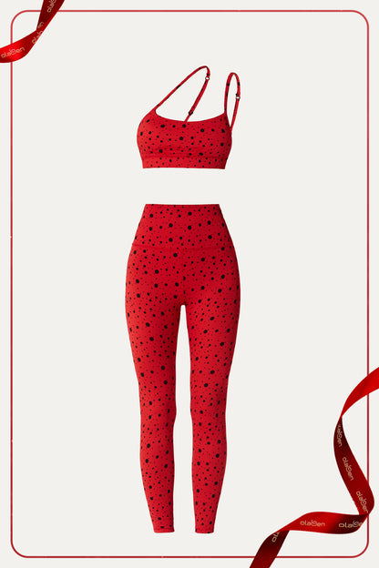 Hafwen Bra & Hafwen Legging - Savvy Red