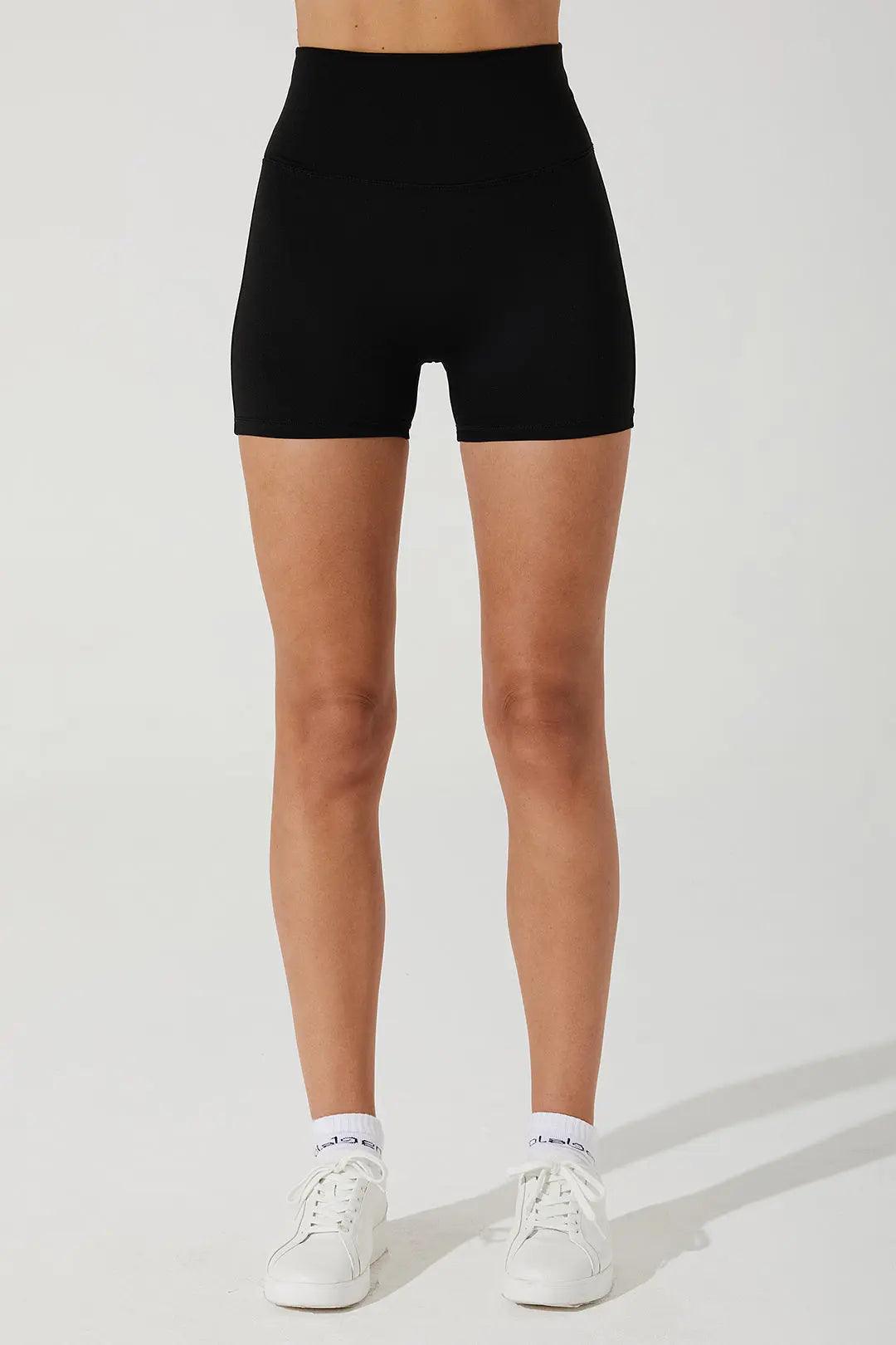 Elvi Biker Short - Black - Olaben - Womens Shorts