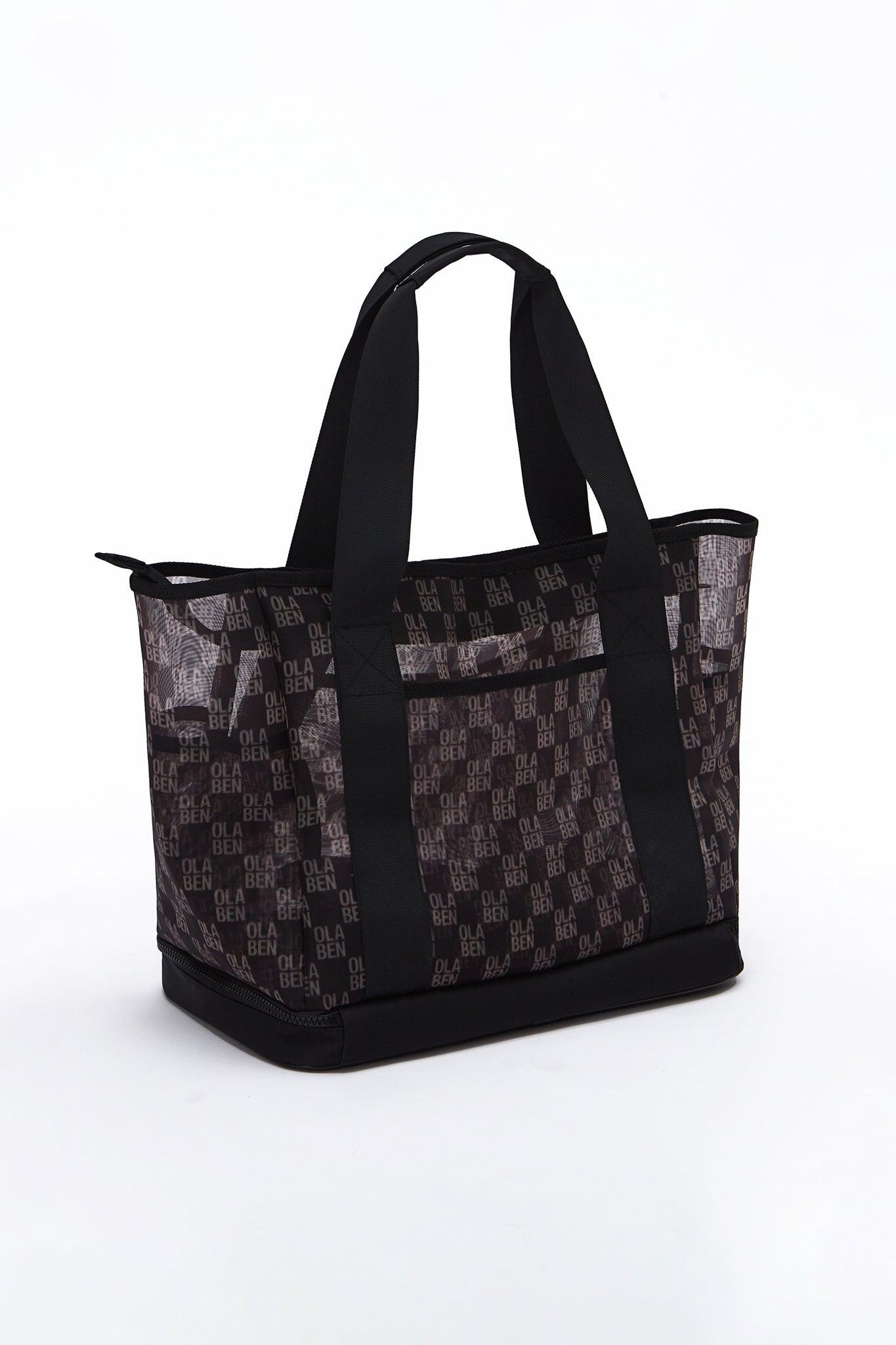 Monogram Sheer Tote Bag - Monogram Brown - Olaben - Bags