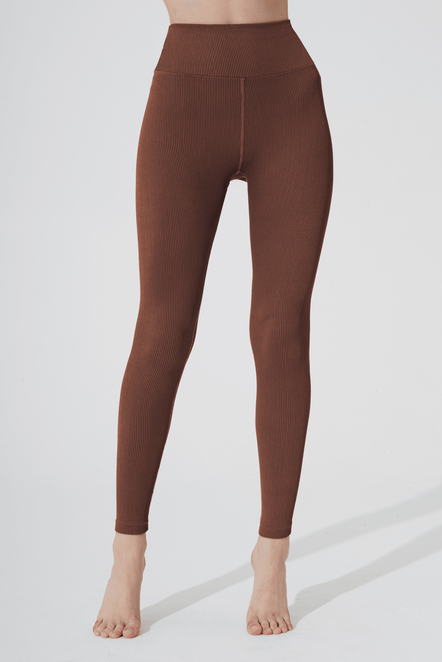 Querida High Waist R Legging - Maroon Choco - Olaben - Womens Leggings