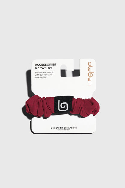 Olaben Luxe Hair Scrunchie - Red - Olaben - Headwear