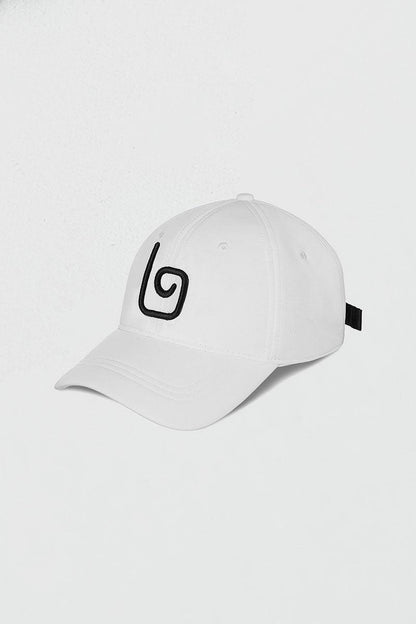 Signature Olaben Cap with Black logo - White - Olaben - Headwear