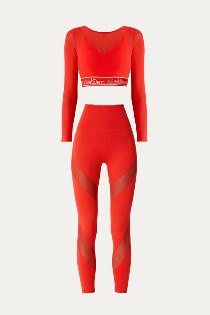 Luziana Top & Luziana Legging - Red