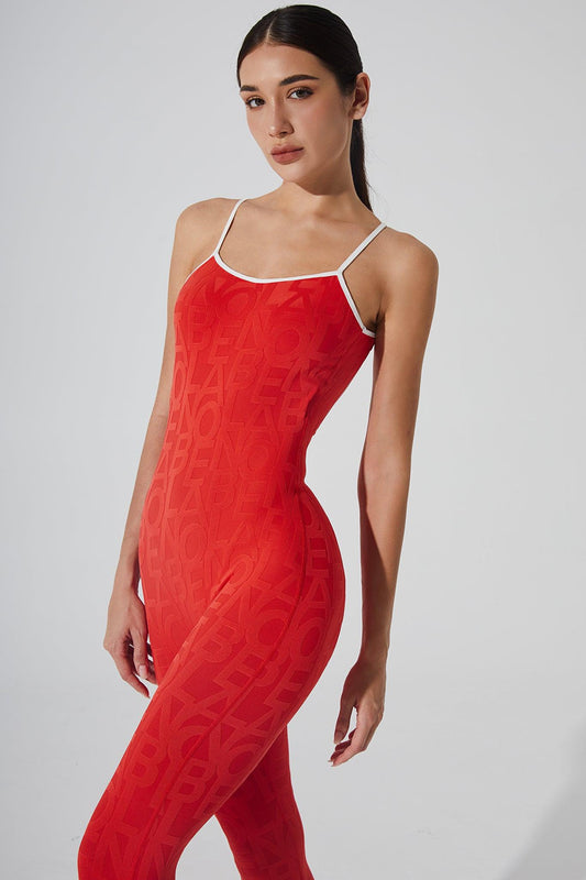 Coeur Del Jumpsuit 3D - Haute Red - Olaben - Womens Jumpsuit