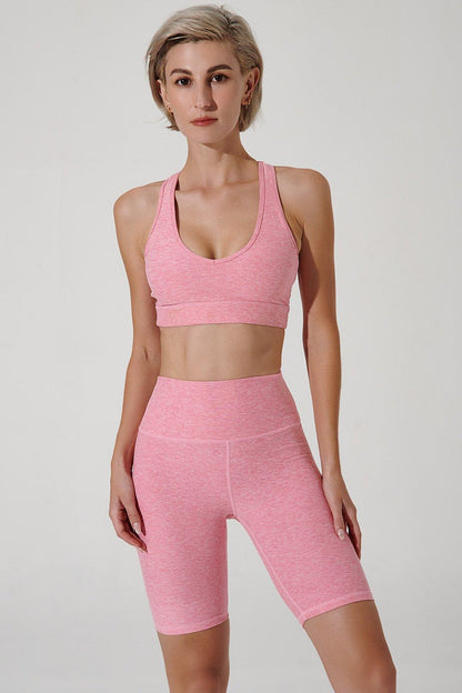 F'Onte Biker Short Velvety - Peaches - Olaben - Womens Shorts