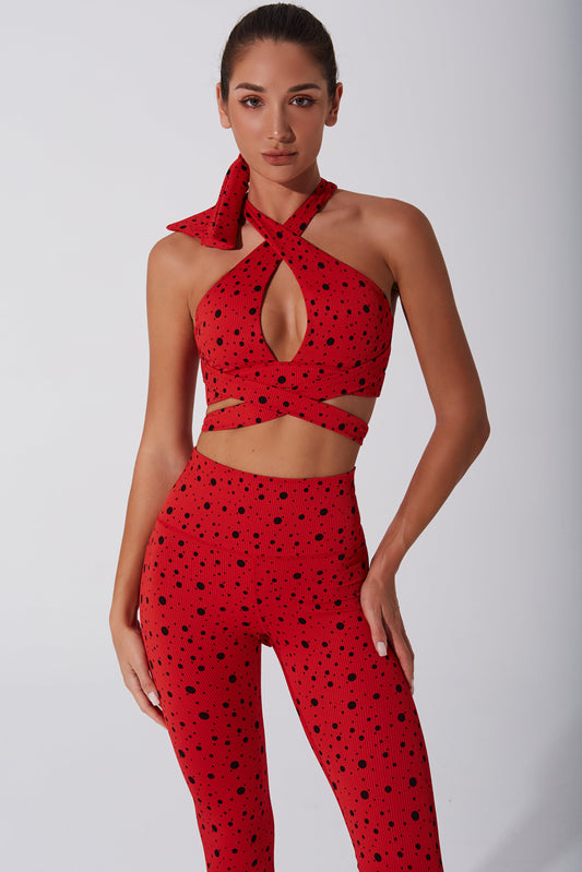 Meline Polka Dot Bra - Savvy Red - Olaben - Womens Bra