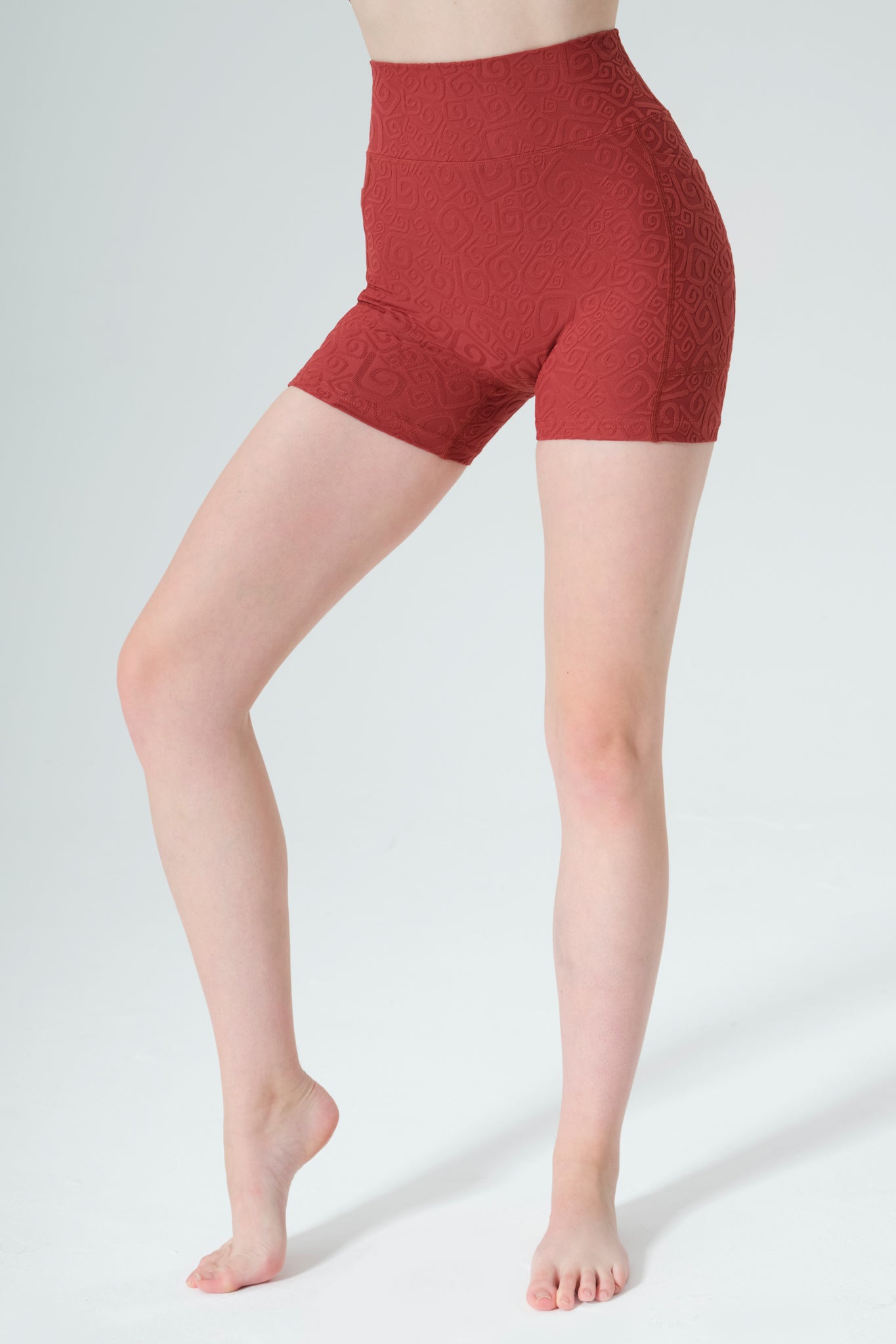 Olivia 3D Pocket Shorts - Merlot