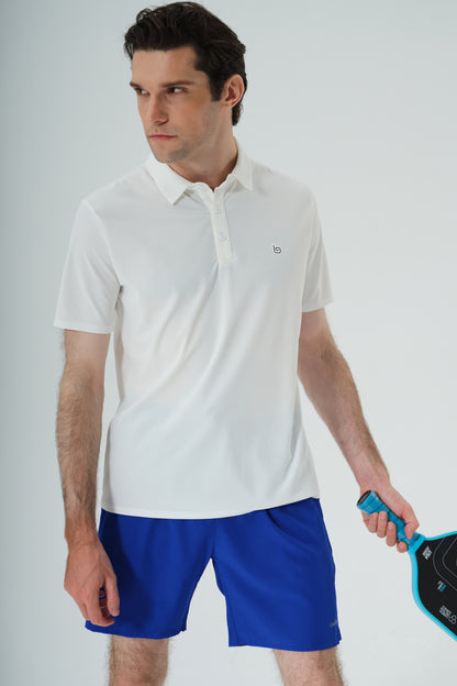 Racquet Club Polo Shirt - Brilliant White