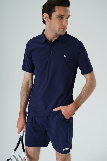 Racquet Club Polo Shirt - Night Sky