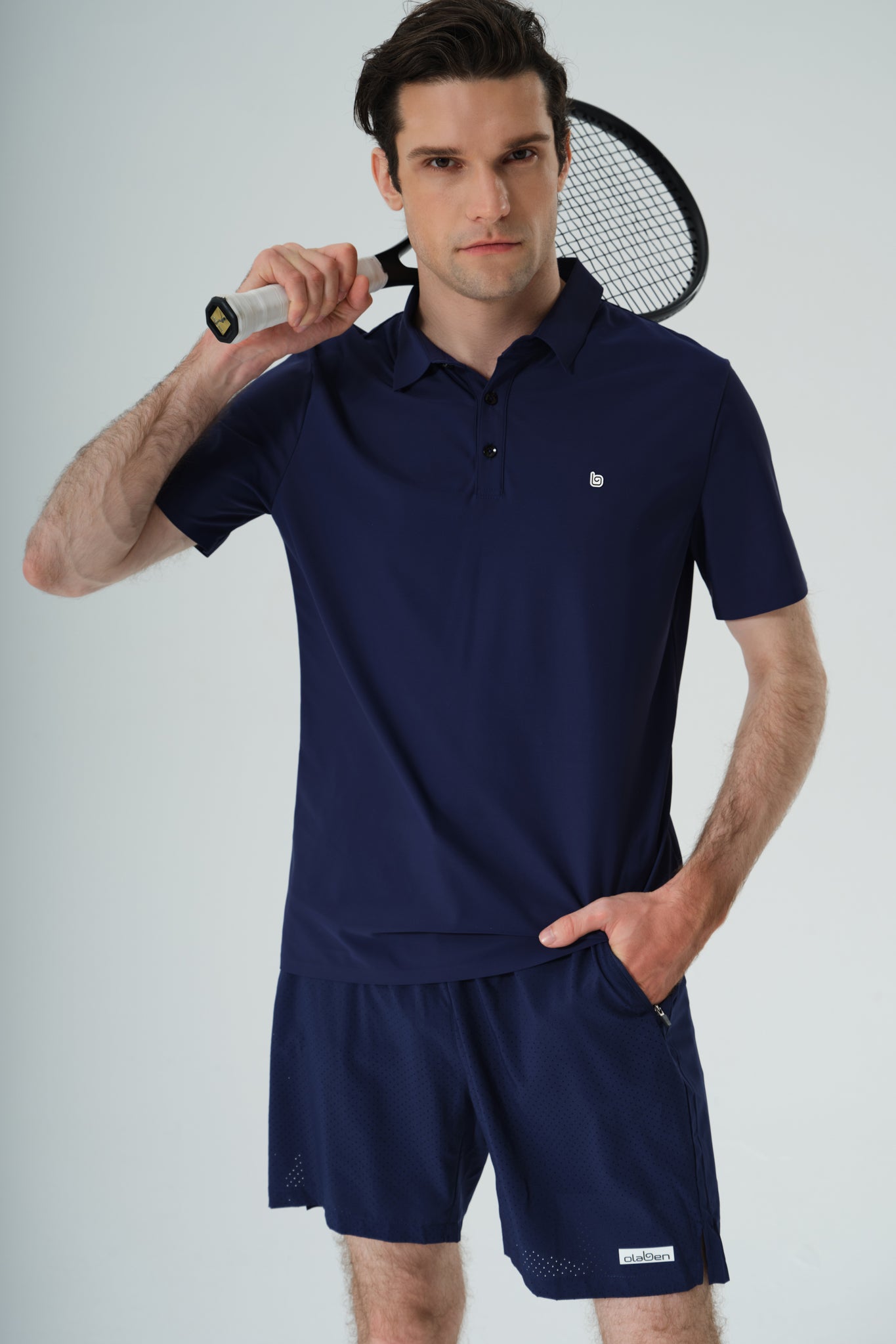 Racquet Club Polo Shirt - Night Sky