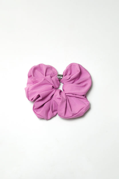 Oversized Silver Bead Scrunchie - Blossom