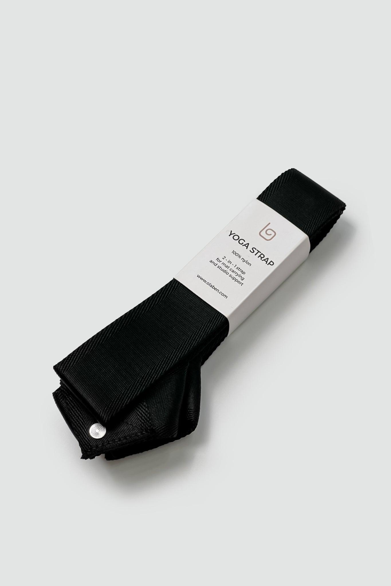 Premium Yoga Strap - Black - Olaben - Equipment