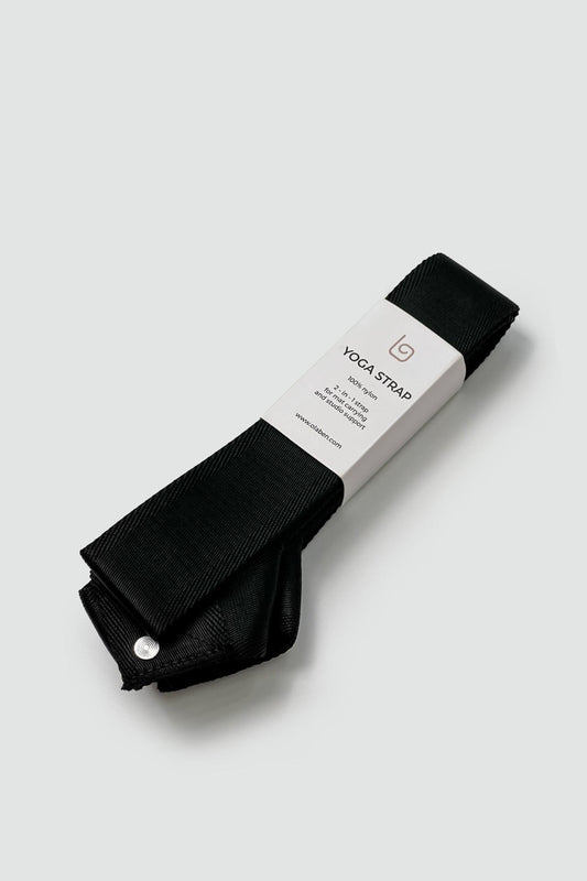 Premium Yoga Strap - Black - Olaben - Equipment