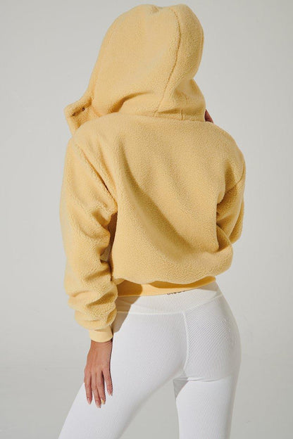 Teddy Sherpa Jacket - Yellowtide - Olaben - Womens Jacket