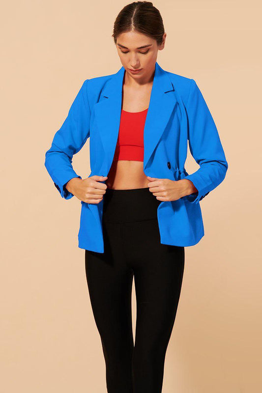 Tifan Blazer - Cornflower Blue - Olaben - Womens Jacket