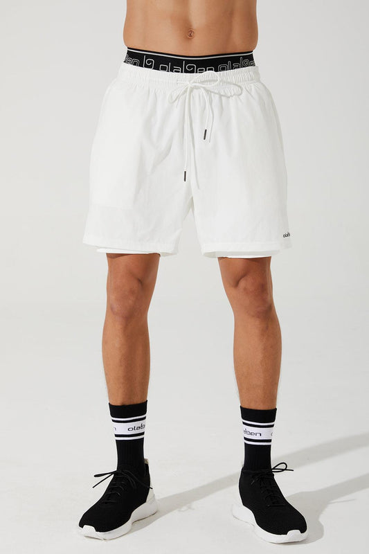 Vardan 9'' Repetition Short - White - Olaben - Mens Shorts